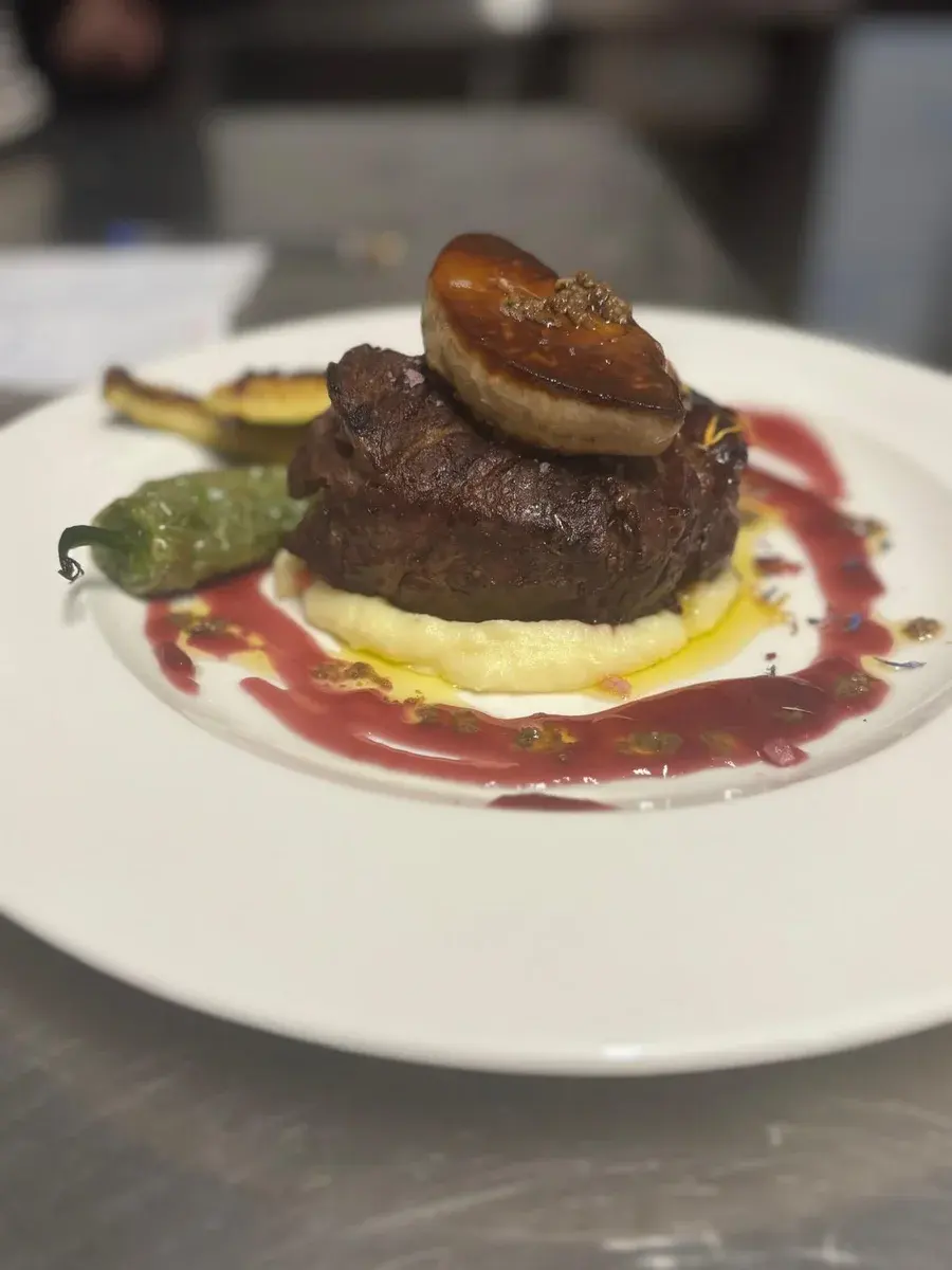 Solomillo de ternera con foie